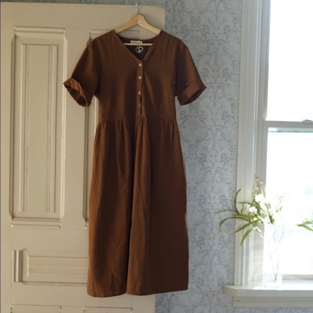 Little Cottonwood Fawn Alder Dress